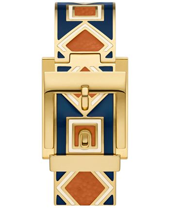 Tory Burch Women's Buddy Bangle Multicolor Stainless Steel Cuff Bracelet  Watch 26mm & Reviews - All Watches - Jewelry & Watches - Macy's