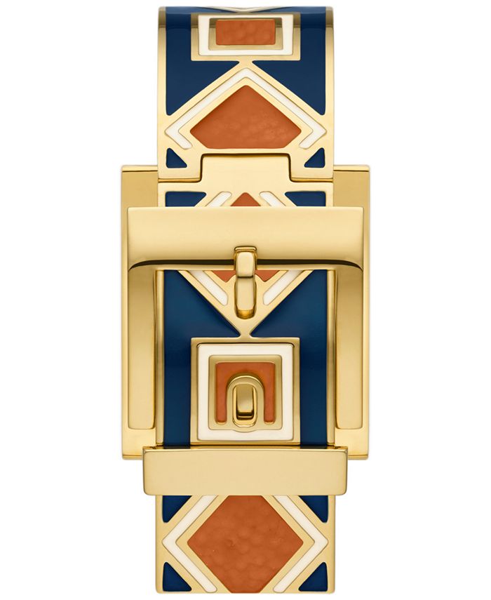 Tory Burch Women's Buddy Bangle Multicolor Stainless Steel Cuff