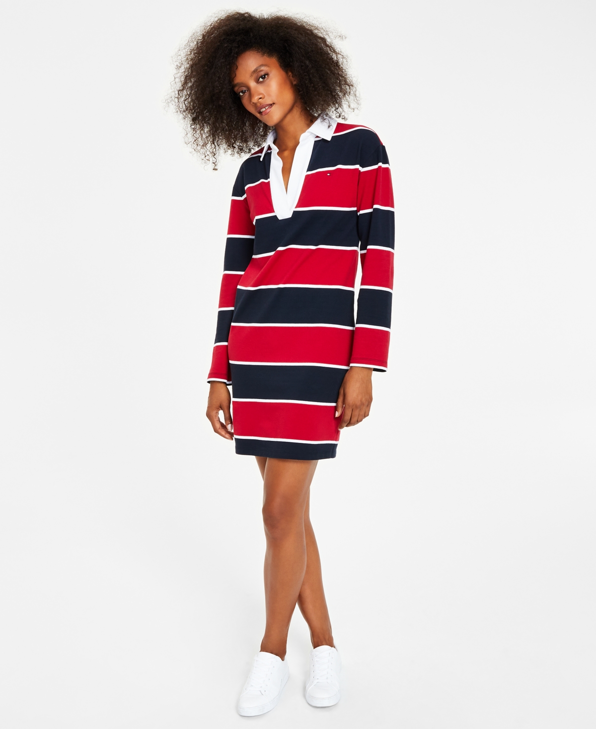 Tommy Hilfiger Women's Rugby Collared Dress