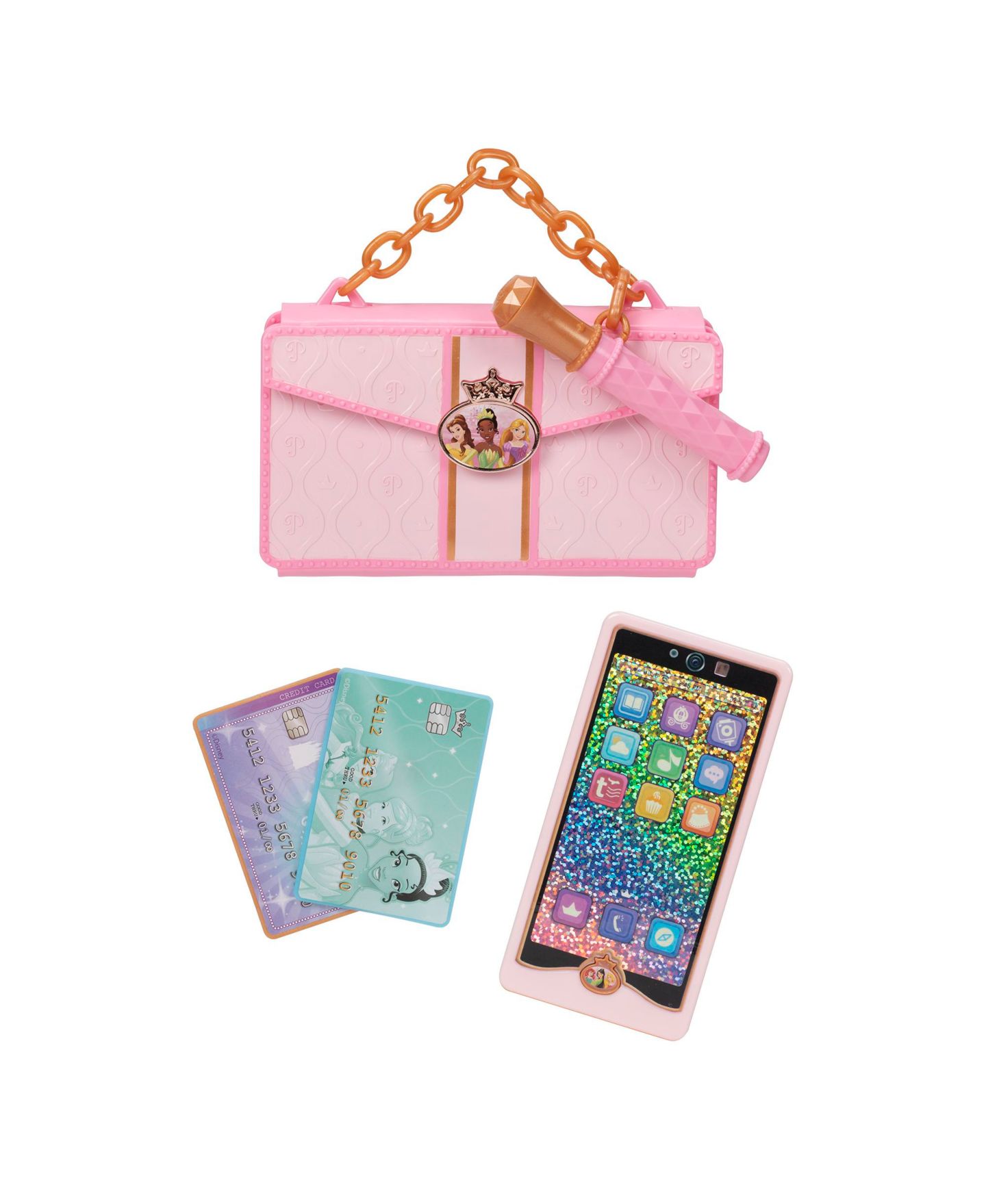 Детские куклы Disney Princess 5-Piece Style Collection Phone Set — фото 2