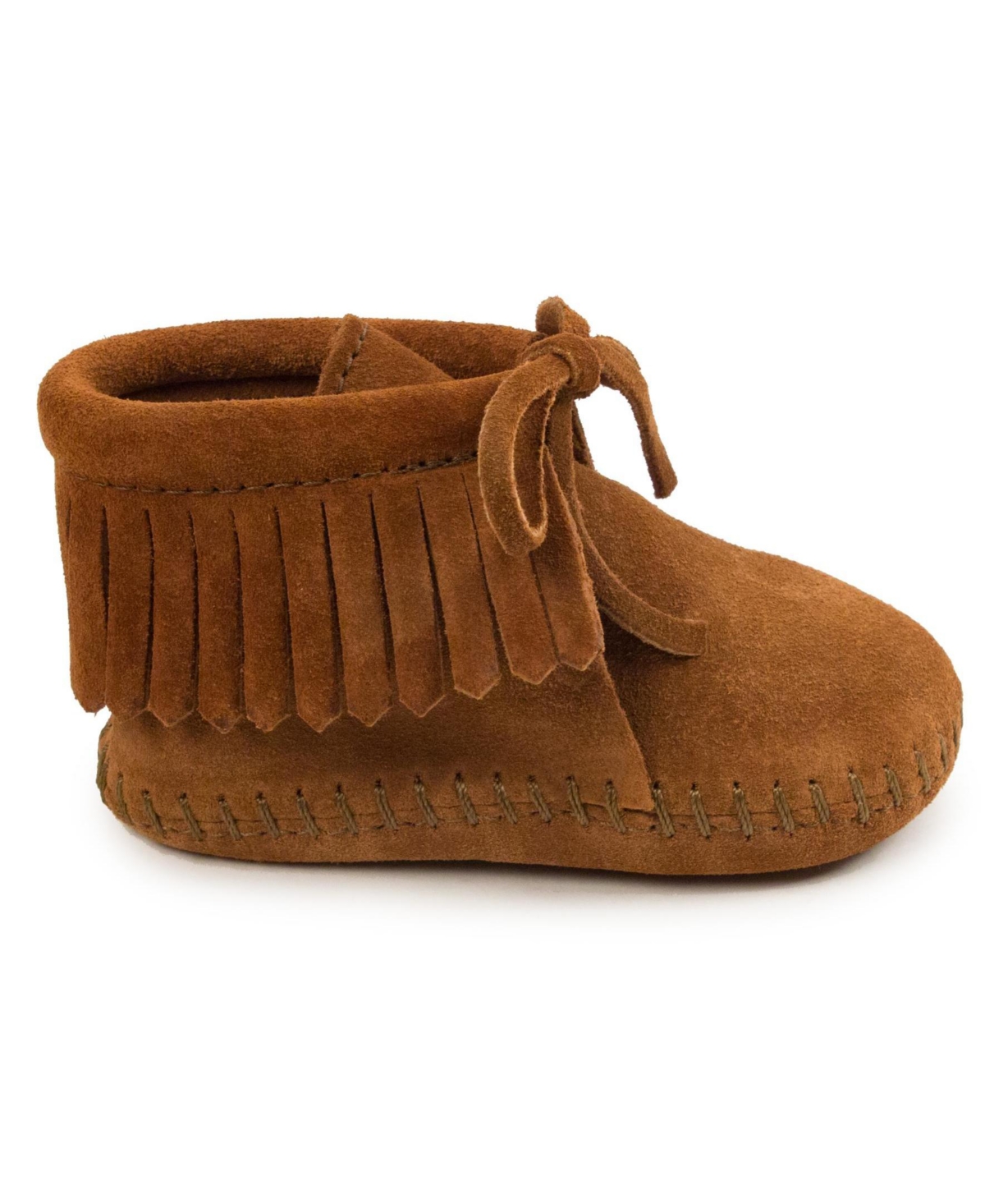 Minnetonka Baby Boys and Girls Suede Fringe Booties