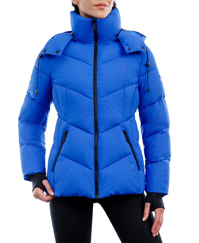 BCBGeneration Women's Hooded Puffer Coat, Created for Macy's & Reviews ...