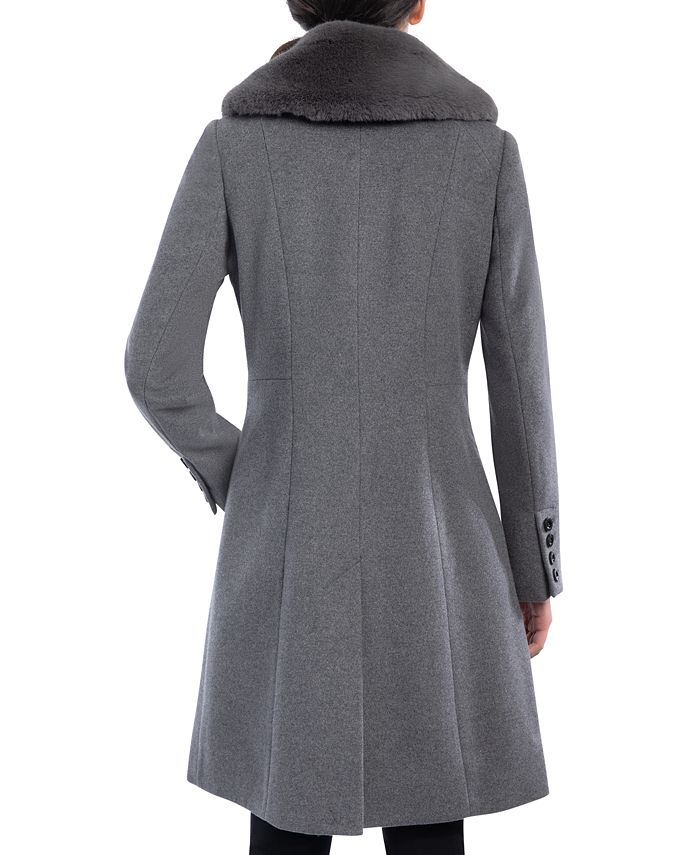 Anne Klein Women's FauxFur ClubCollar Coat & Reviews Coats