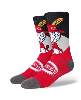 Men's Stance Red Cincinnati Reds Team Mascot Logo Crew Socks - Macy's