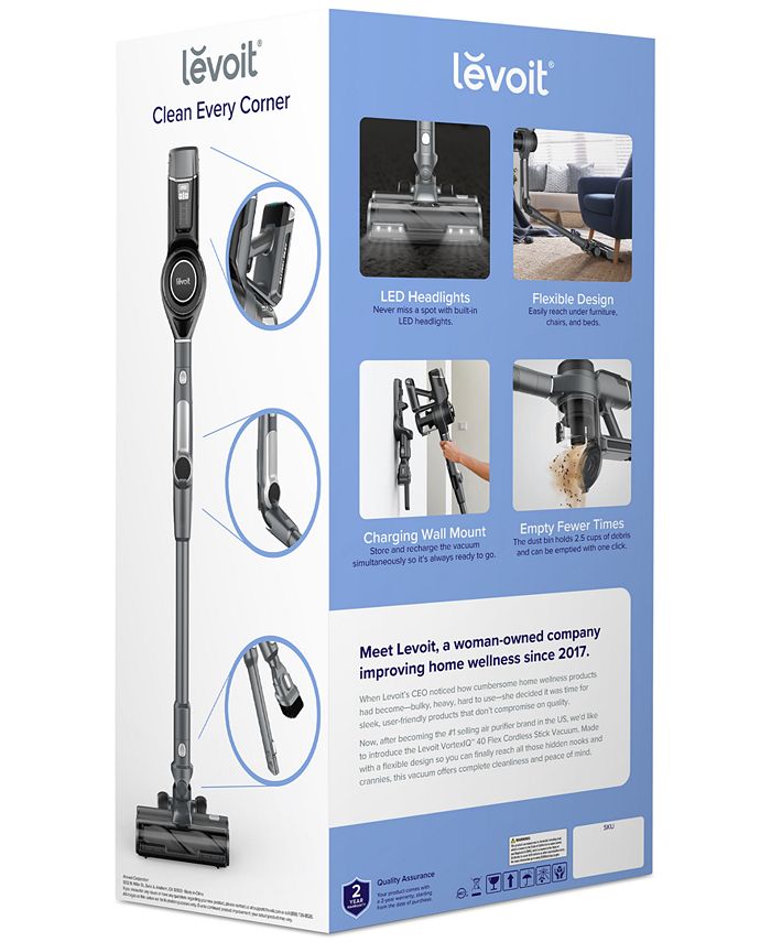 Levoit LSVVF401AUSR Cordless Stick Vacuum Cleaner Macy's