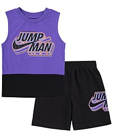 Toddler Boys Jumpman X Nike Muscle Tank and Shorts, 2 Piece Set