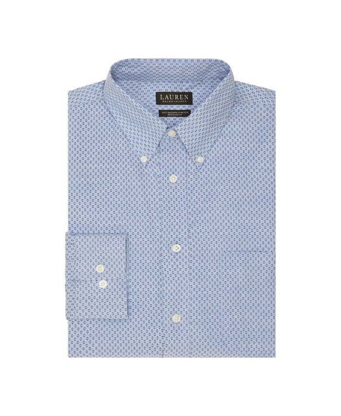 Lauren Ralph Lauren Men's Ultraflex Stretch Untucked Regular Fit Dress