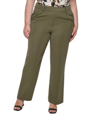Calvin Klein - Plus Size Wide-Leg Pants