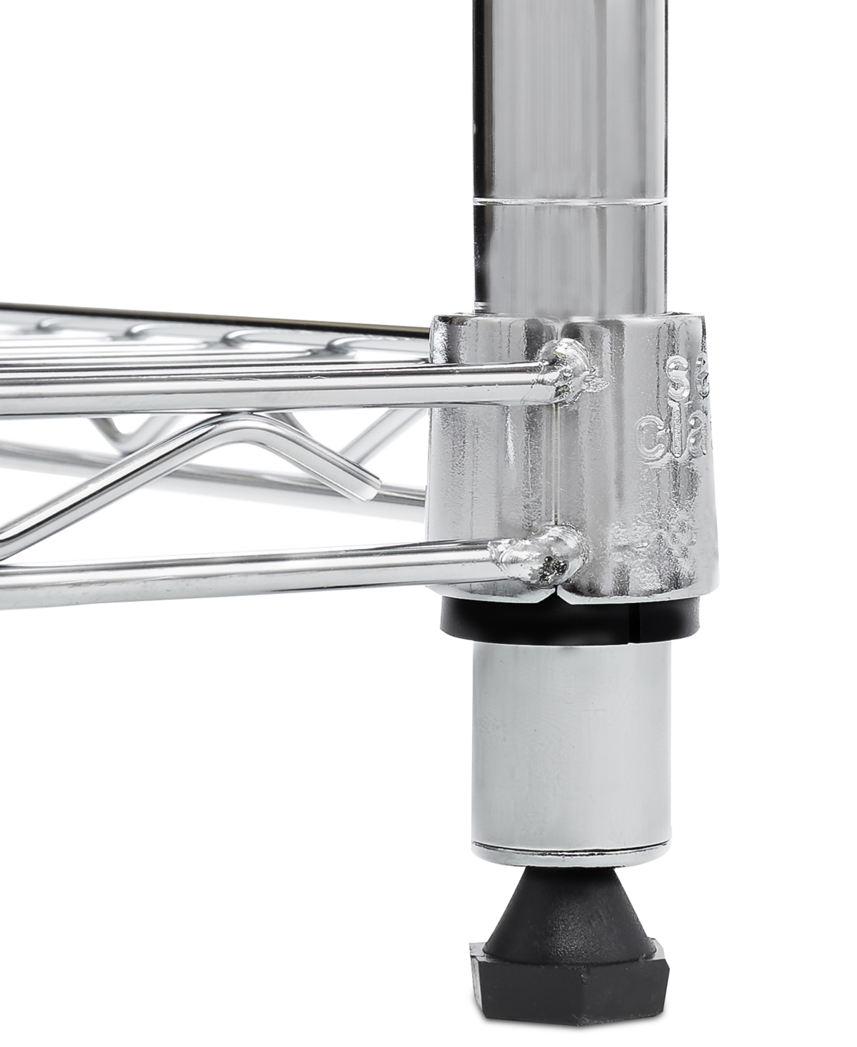 Seville Classics 5-tier Steel Wire Wheeled Shelving In Chrome