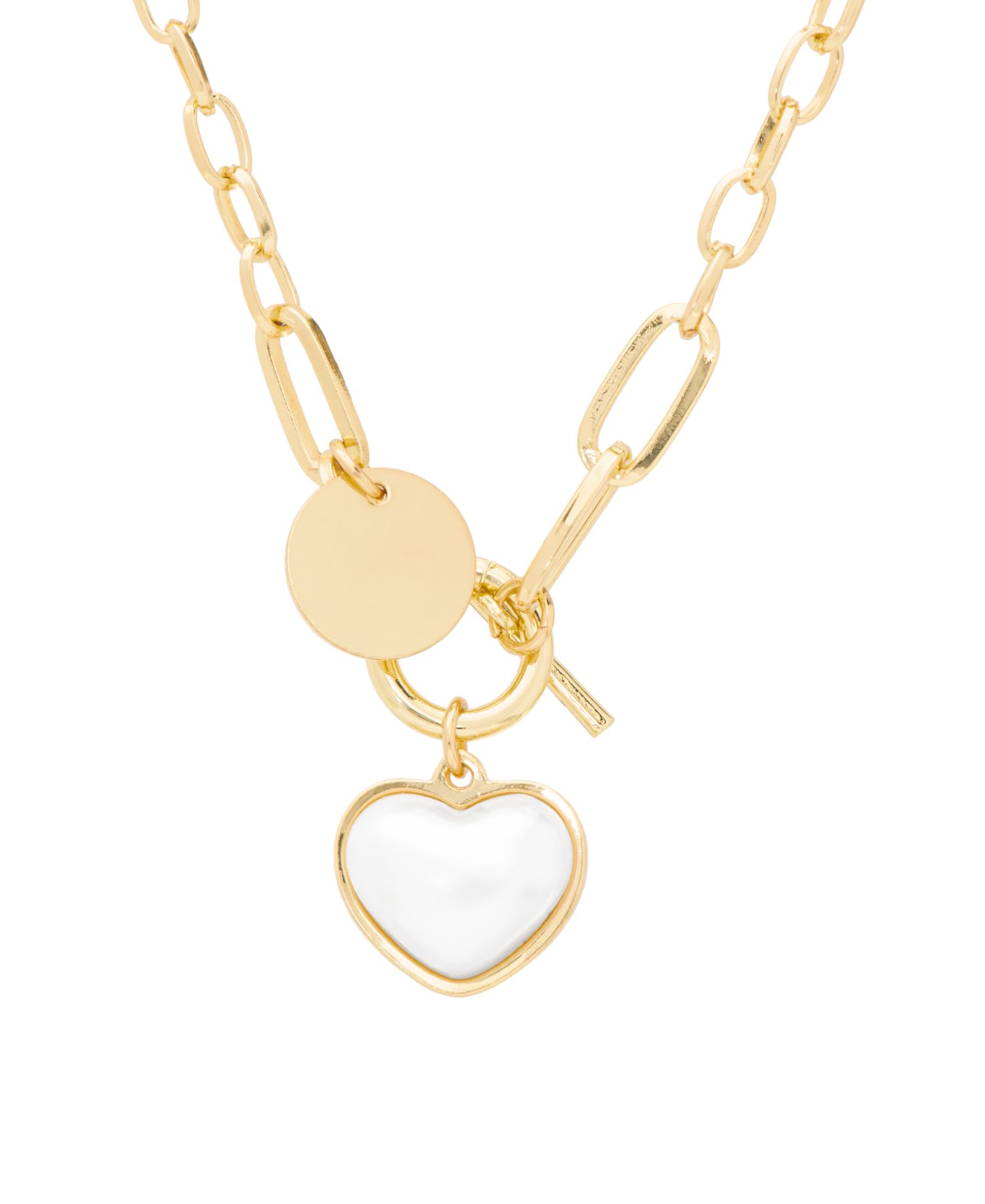 Women's Heart Pendant Chain Necklace
