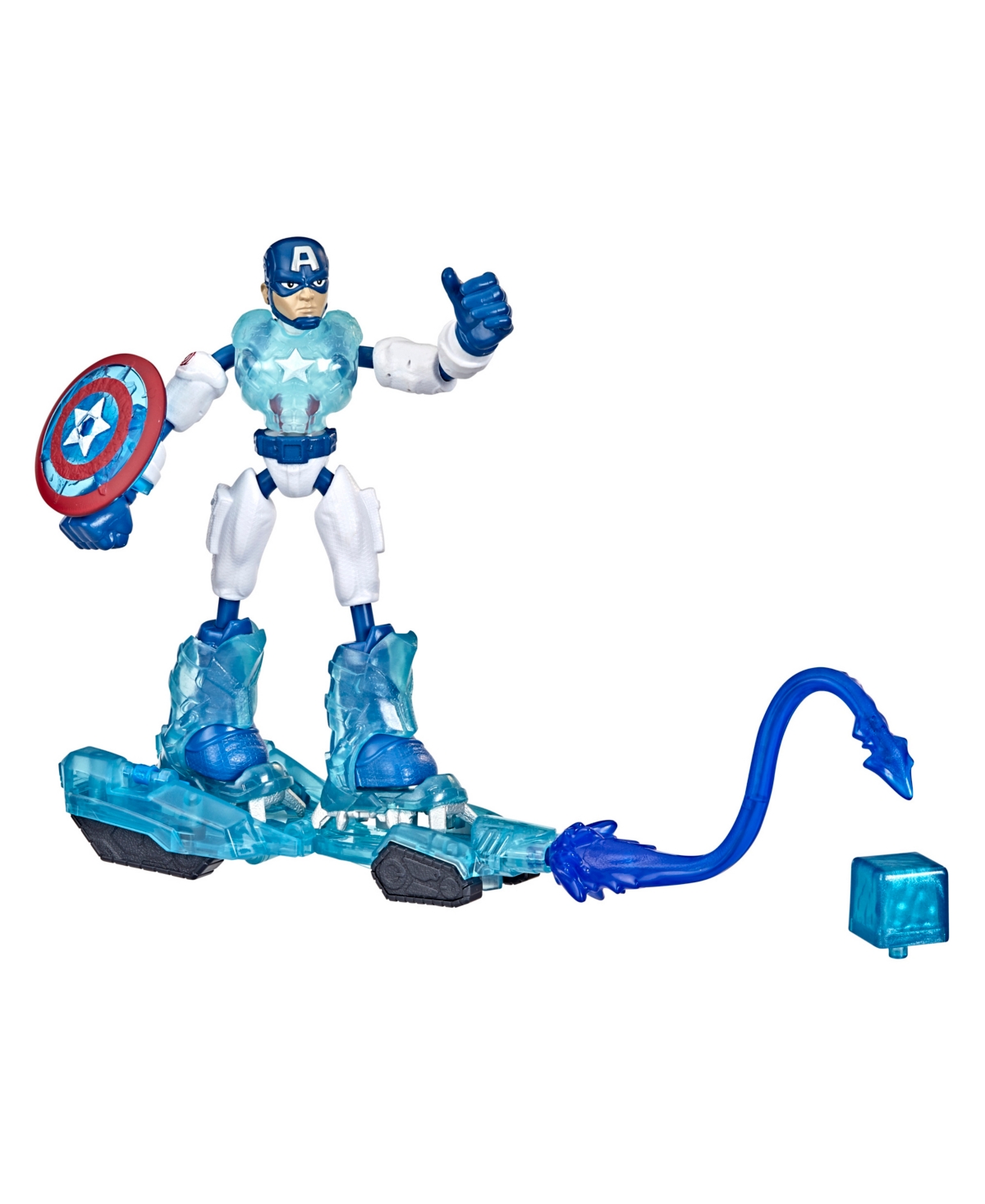 Marvel Avengers Bend and Flex Missions Captain America Ice Mission Figure