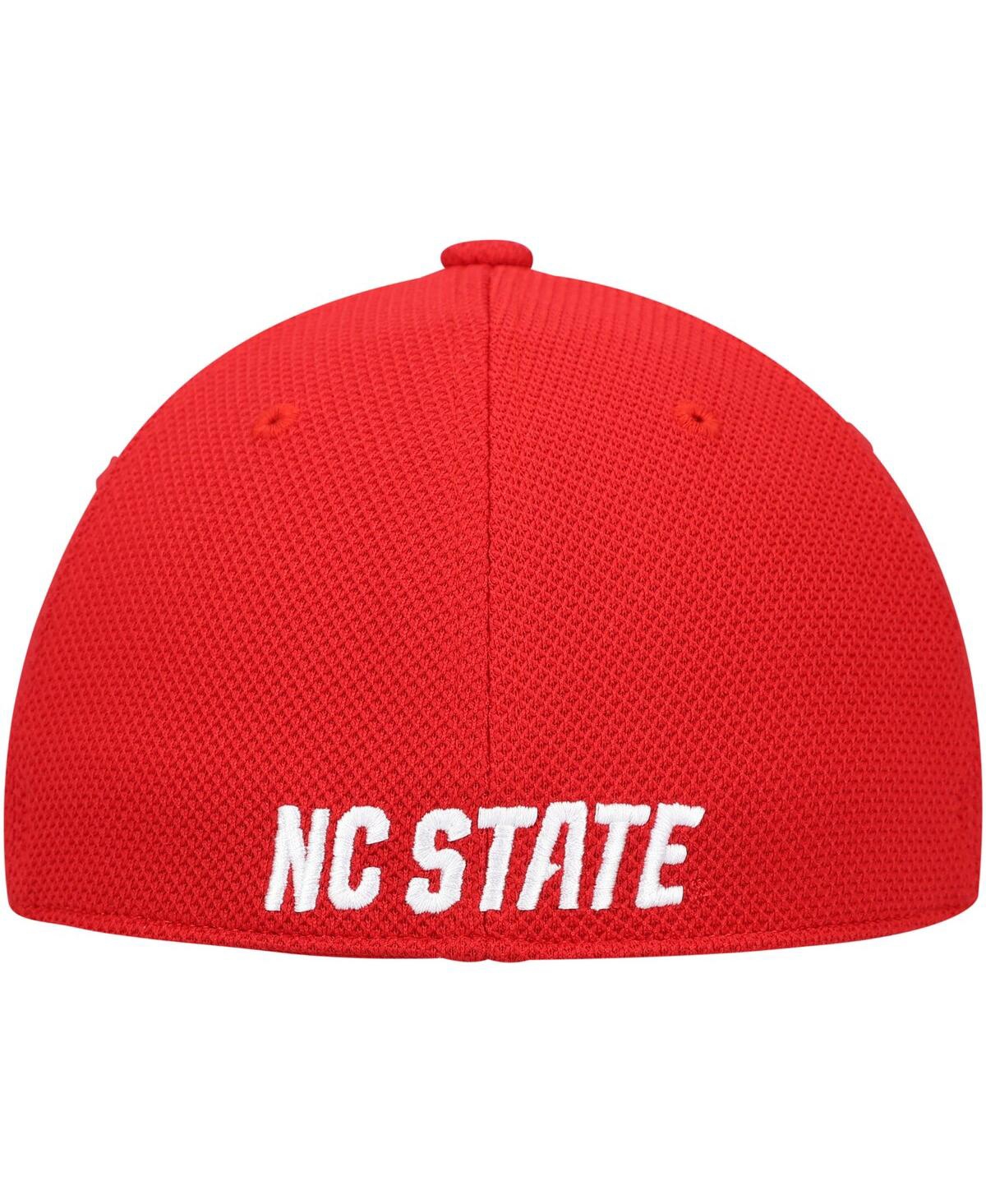 Shop Adidas Originals Men's Adidas White And Red Nc State Wolfpack On-field Baseball Fitted Hat In White,red