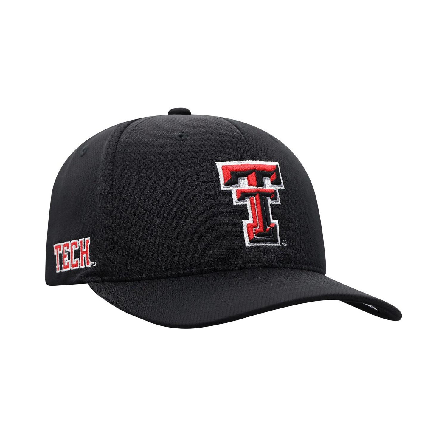 Men's Black Texas Tech Red Raiders Reflex Logo Flex Hat
