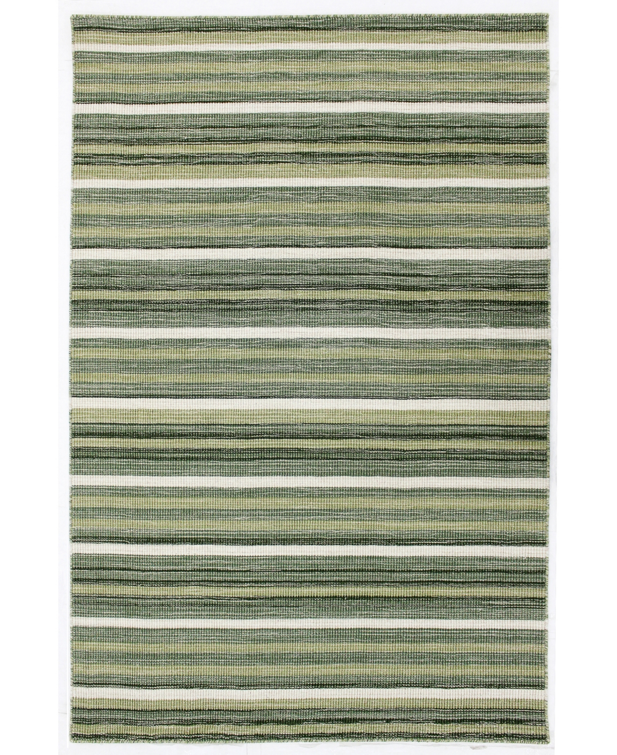 Liora Manne' Aruba Faded Stripe 7'6in x 9'6in Area Rug - Green