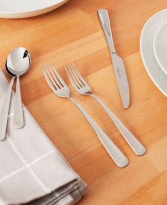 Henckels Silvano 18/10 Stainless Steel 45 Pc. Flatware Set, Service for 8 - Macy's