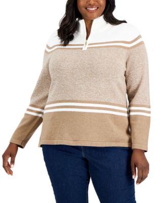 Mock turtleneck plus size online