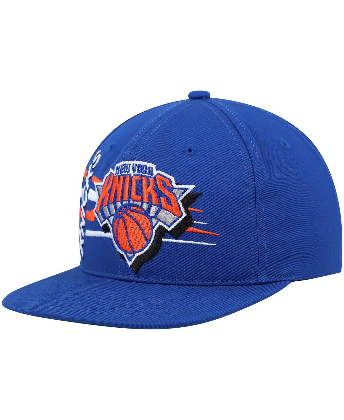 Men's Mitchell & NessNew York Knicks Retro Bolt Deadstock Snapback Hat - Blue