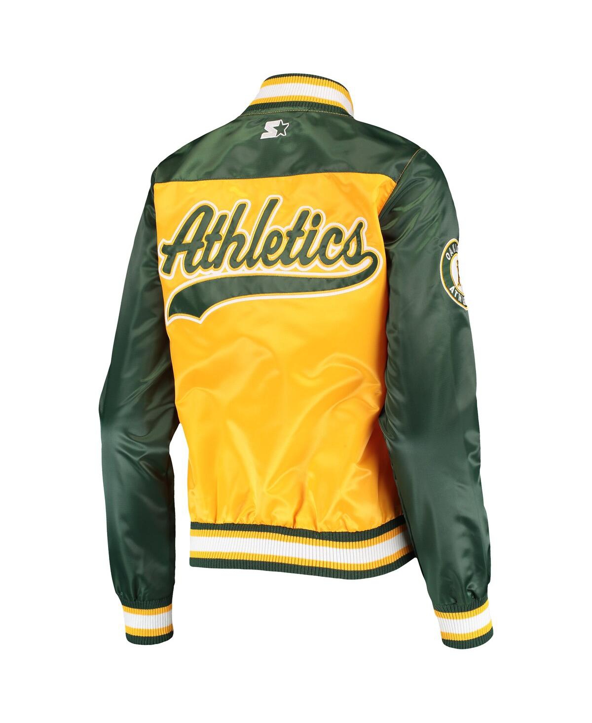 Shop Starter Women's  Gold Oakland Athletics The Legend Full-snap Jacket