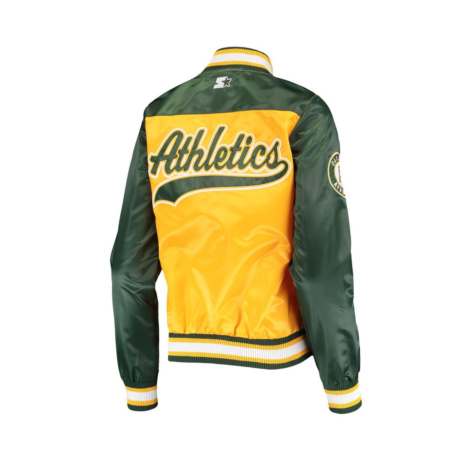 Women's Gold Oakland Athletics The Legend Full-Snap Jacket