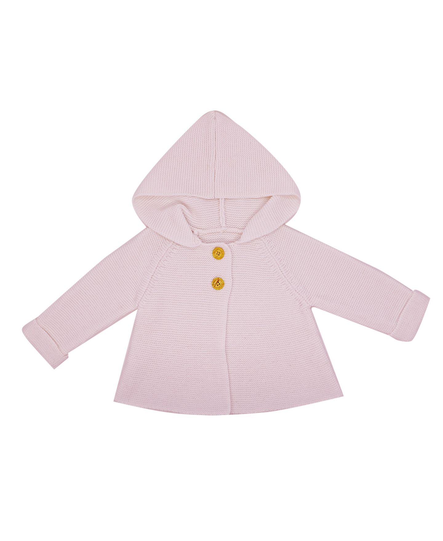 Свитер Baby Mode Signature Long Sleeve Hooded Sweater для девочек-малышей, цвет: Розовый — фото 1