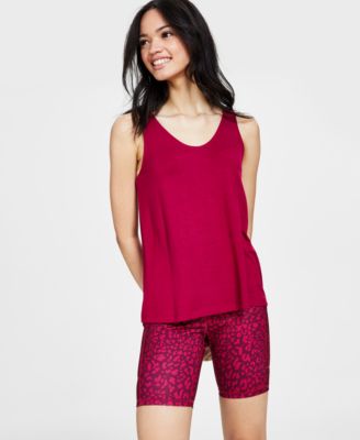 ID Ideology - Women's Solid Scoop-Neck Tank Top