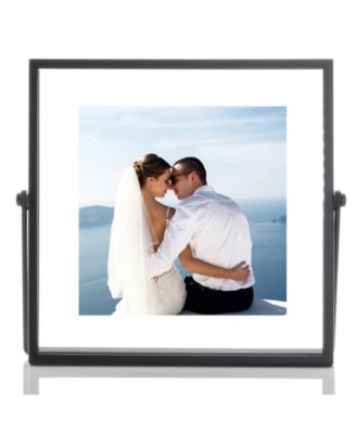 Metal Easel Float Picture Frame, 4" x 4"