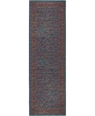 Jericho Washable JC7 2'6" x 12' Runner Area Rug