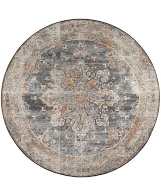 Jericho Washable JC6 6' x 6' Round Area Rug