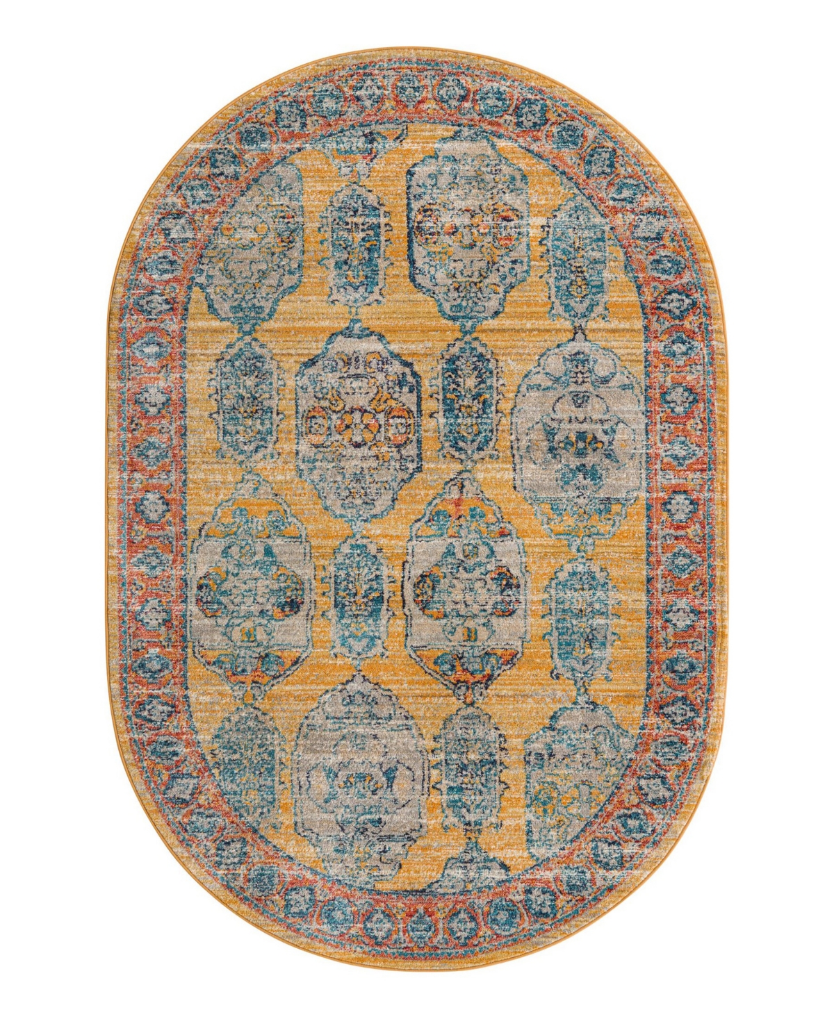 Bayshore Home Dolores DOL03 Oval Area Rug