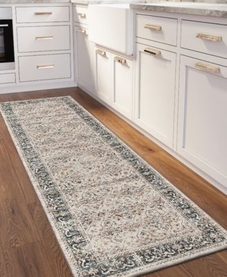 Jericho Washable JC10 2'6" x 10' Runner Area Rug