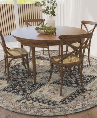 Jericho Washable JC9 8' x 8' Round Area Rug