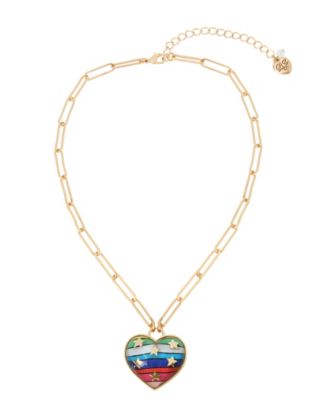 betsey johnson rainbow necklace