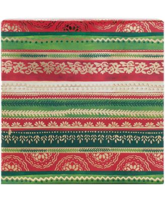 The Gift Wrap Company Painted with Tradition Jumbo Roll Wrapping Paper