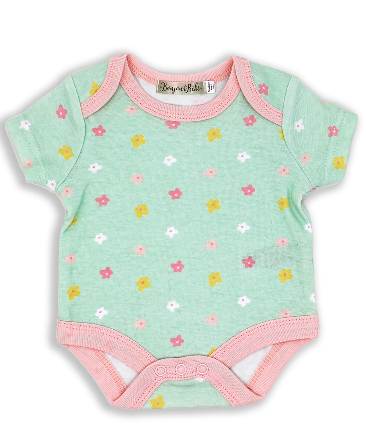 Baby Boys and Girls Koala Bear Layette Gift in Mesh Bag, 5 Piece Set - Aqua and Multi