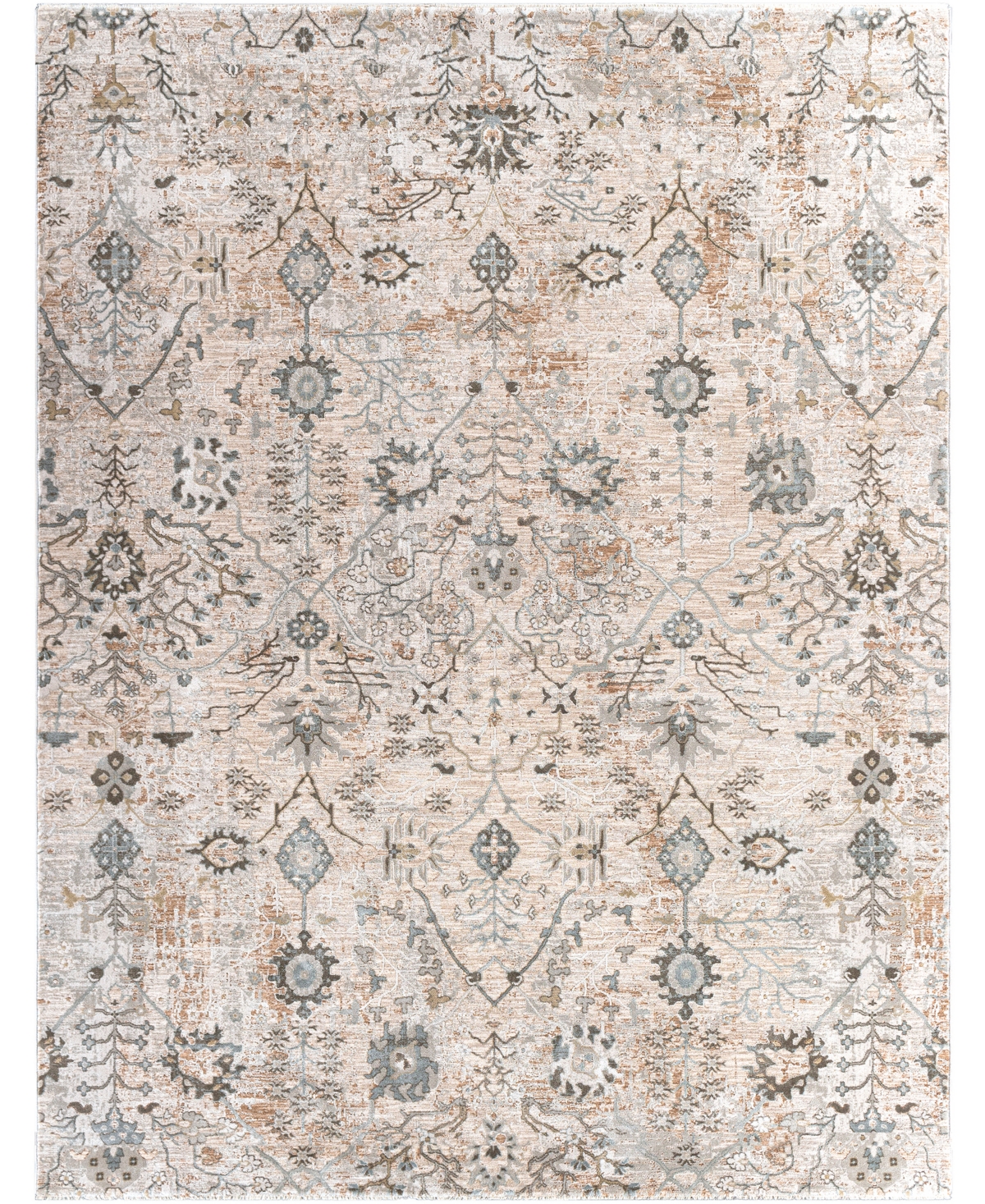 Surya Brunswick Bwk2311 7'10" X 10'3" Area Rug In Tan/beige