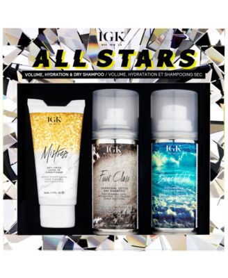 IGK Hair - 3-Pc. All Stars Volume, Hydration & Dry Shampoo Set