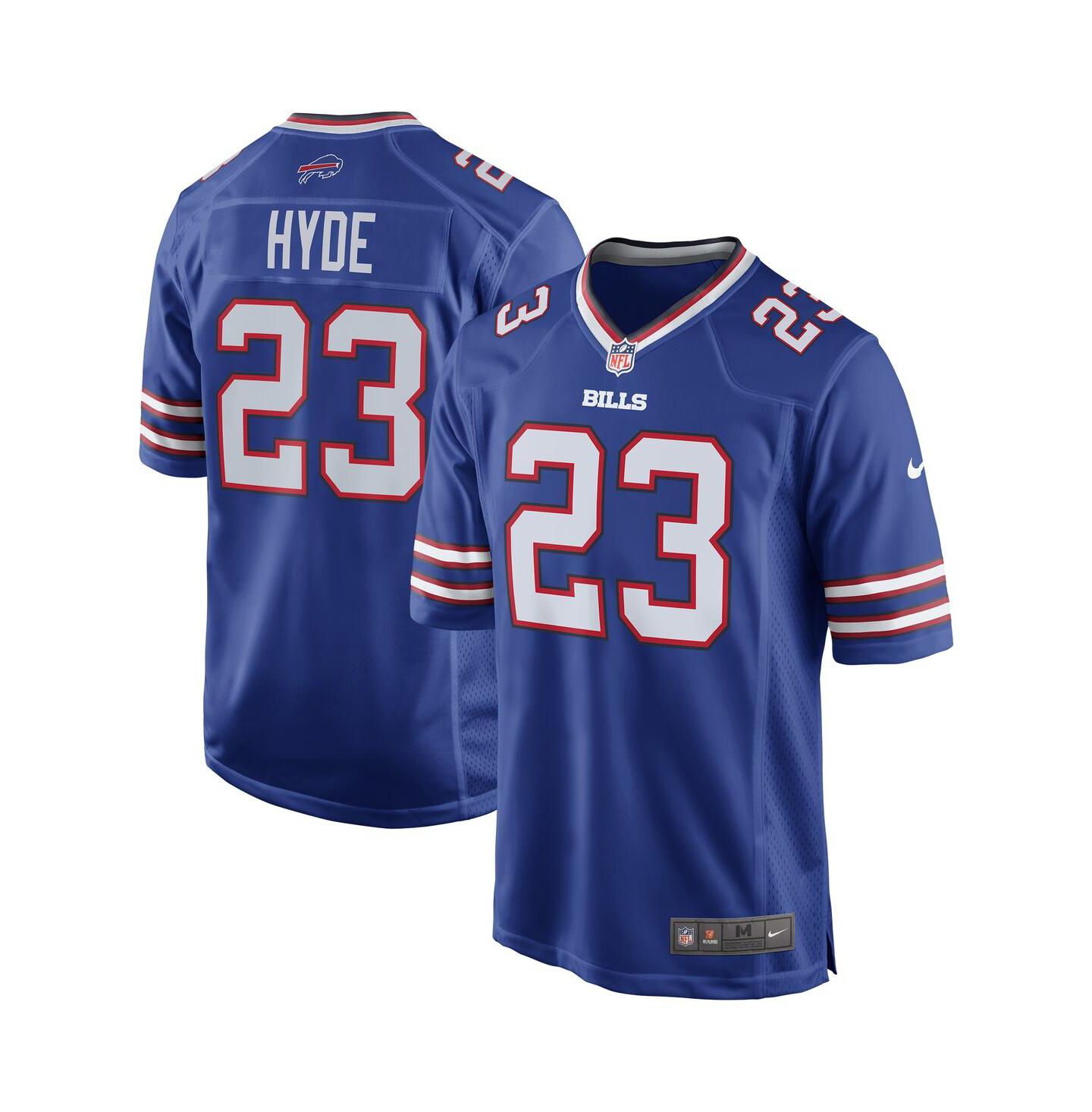 Мужской топ Nike Micah Hyde Royal Buffalo Bills Game Player Jersey — фото 2