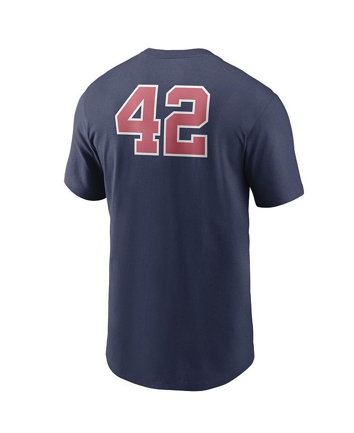 Nike Men's Navy Boston Red Sox Jackie Robinson Day Team 42 T-shirt - Macy's