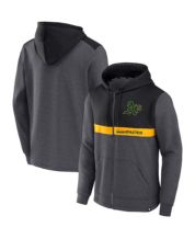 Men's Nike Green/Gold Oakland Athletics Authentic Collection Pregame  Performance Raglan Pullover Sweatshirt