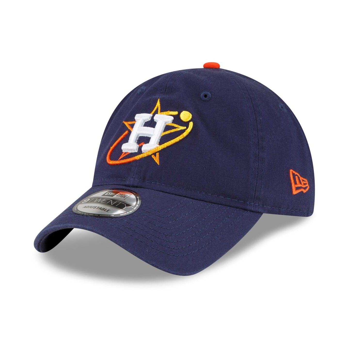 Мужская кепка New Era Navy Houston Astros City Connect 9Twenty Adjustable Hat — фото 3