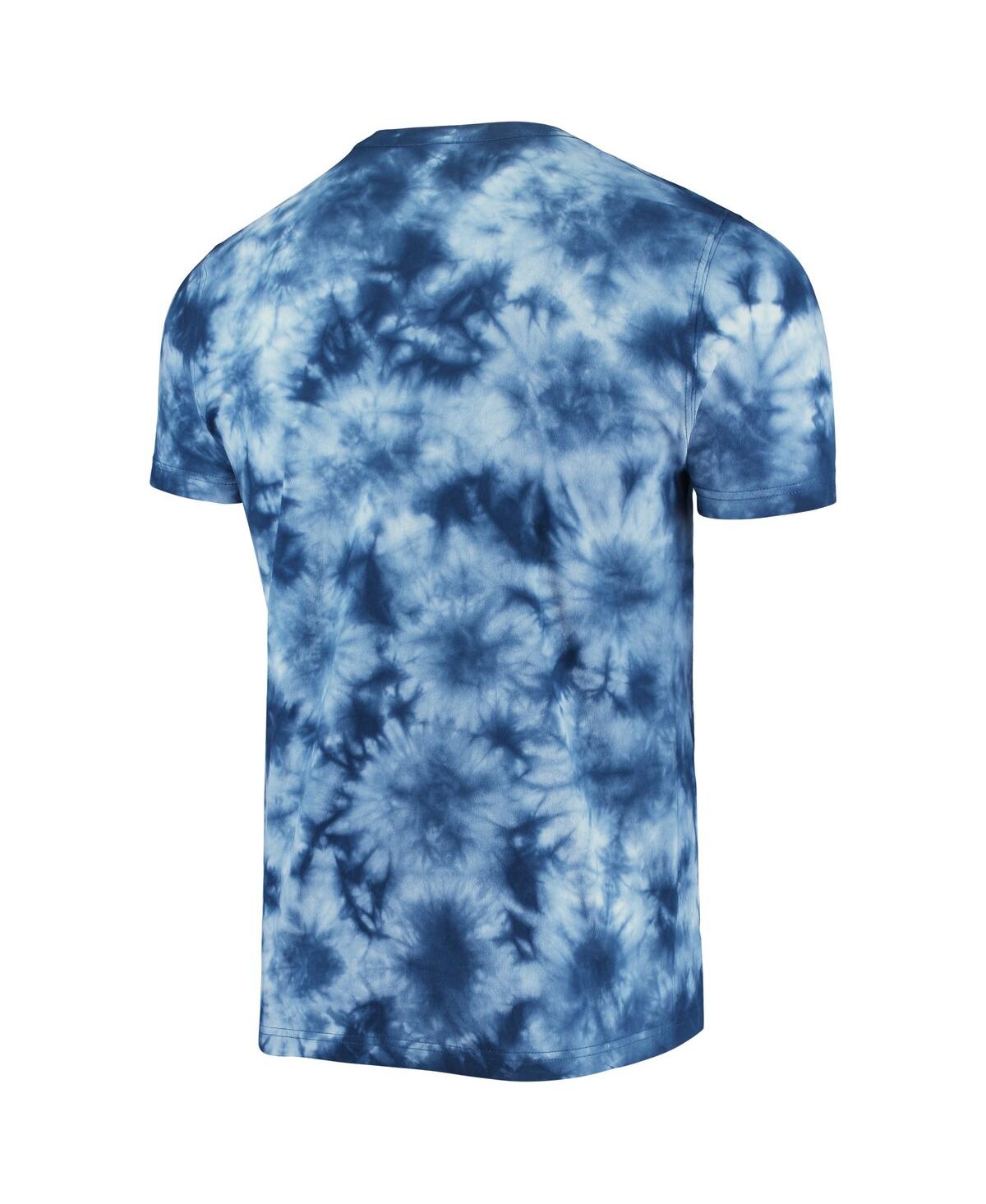 Shop New Era Men's  Royal Chicago Cubs Team Tie-dye T-shirt