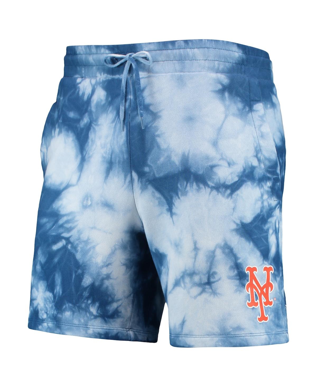 NEW ERA MEN'S NEW ERA ROYAL NEW YORK METS TEAM DYE SHORTS 