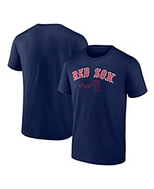 Men's Branded Enrique Hernandez Navy Boston Red Sox Player Name and Number T-shirt
