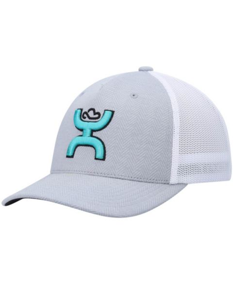 Мужская кепка Hooey Gray, White Coach Flex Hat