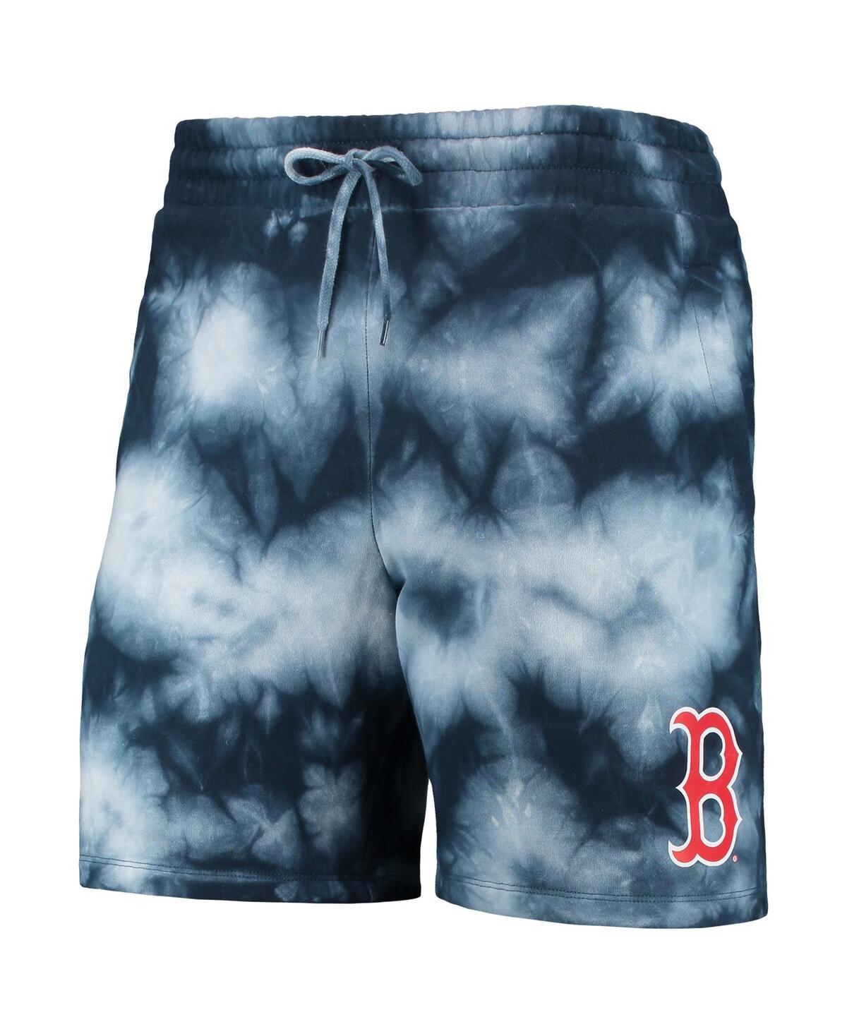 NEW ERA MEN'S NEW ERA NAVY BOSTON RED SOX TEAM DYE SHORTS 