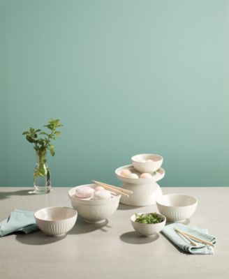 French Perle Luna Nesting Dinnerware Set, 8 Piece