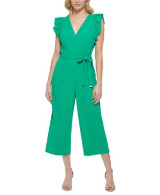 Tommy Hilfiger - Petite Ruffle-Sleeve Jumpsuit