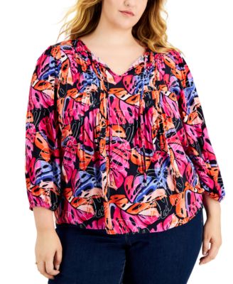 Tommy Hilfiger - Plus Size Printed Top