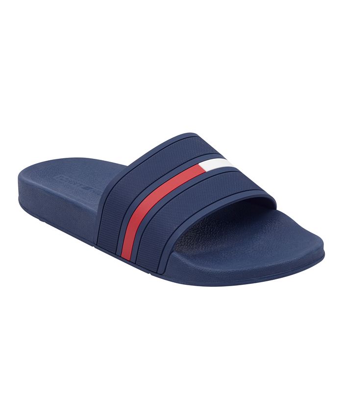 Tommy Hilfiger Men's Ennis Pool Slide Sandals - Macy's