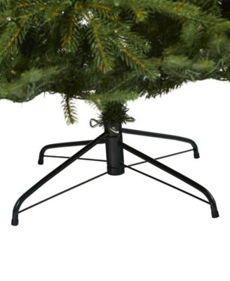 Vancouver Fir Natural Look Artificial Christmas Tree with Lights and Bendable Branches, 96"